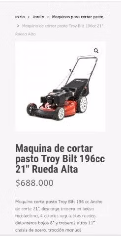 Maquina cortar parsto 196 cc.