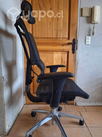Silla ergonómica alta gama IOO Black