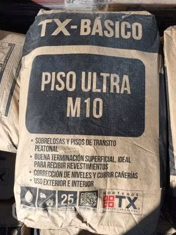 Mortero piso m10 tx
