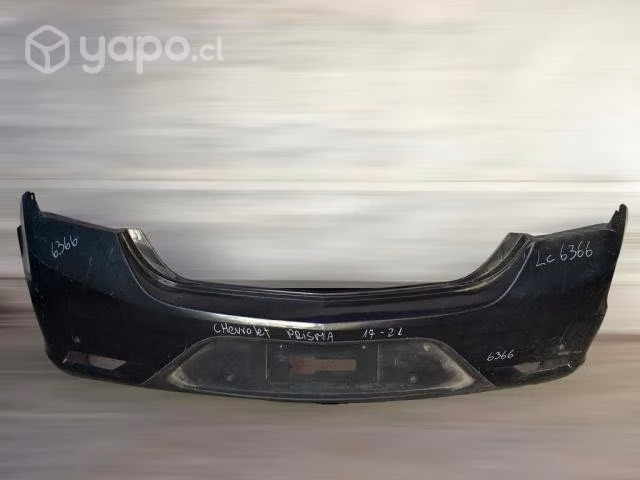 Parachoque trasero chevrolet prisma 2017-2021