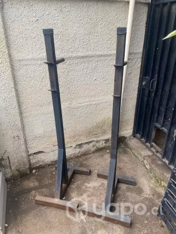 Kit de Pesas Completo (rack banca barra y pesas) - Imagen 6