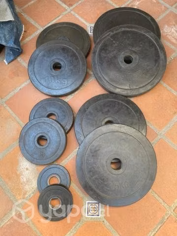 Kit de Pesas Completo (rack banca barra y pesas) - Imagen 4
