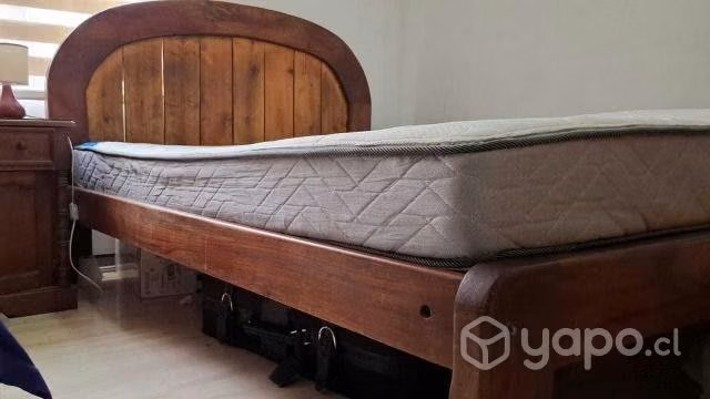 Cama 2 plazas Raulí Macizo UNICA , hecha a mano - Imagen 3