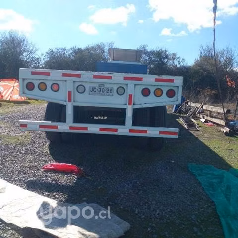 Tracto Camión y rampla ( equipo completo)