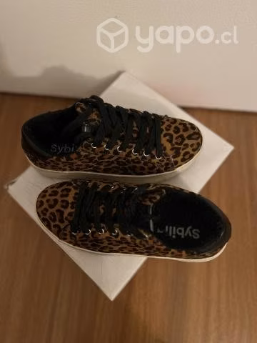 Zapatillas animal print marca Sybilla, número 37 - Imagen 6