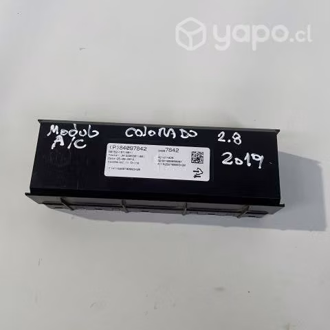 Modulo A/C Chevrolet Colorado 2.8 4x4 At 2019