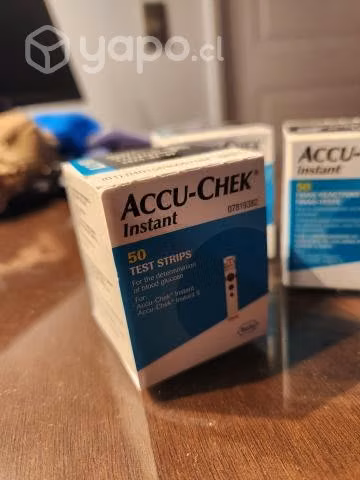 Caja Nueva Sellada 50 Tiras Reactivas Accu Check Instant Cintas