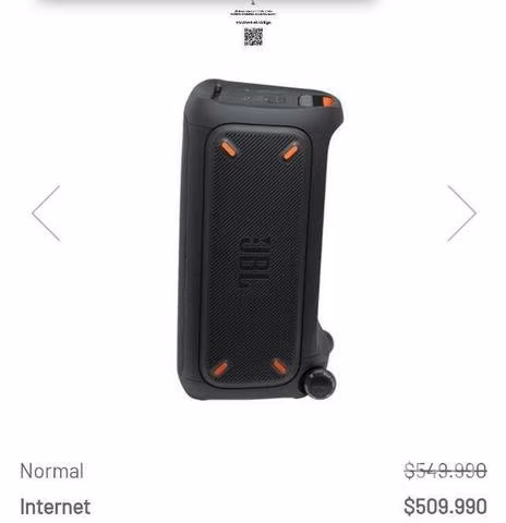 Parlante JBL partybox 310 NUEVO, SIN USO