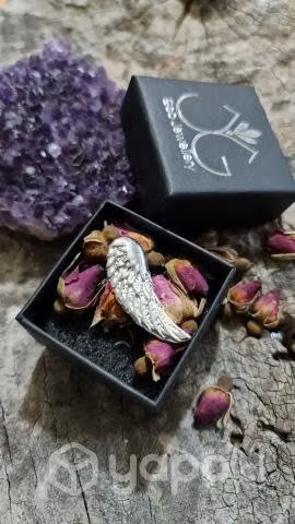 Colgante pluma, incluye cadena de regalo