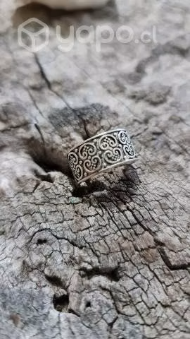 Anillo motivo celta / gitano ajustable