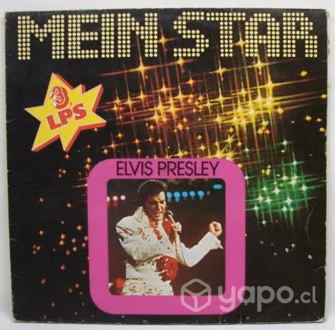 Vinilo Triple Elvis Presley Mein Star - Elvis 1979