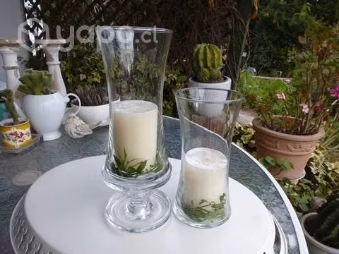 Set Candelabros de 29 y 20 cm