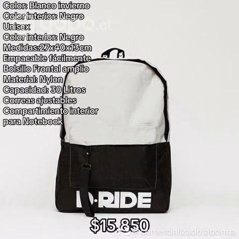 Remato +400 mochilas especial para iniciar pyme