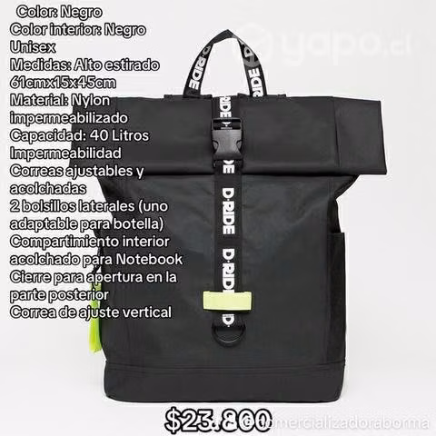 Remato +400 mochilas especial para iniciar pyme