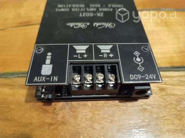 Amplificador de sonido 2x50W stereo ZK-502T
