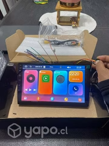 Radio car play y Android auto 9 pulgadas