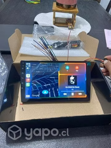 Radio car play y Android auto 9 pulgadas