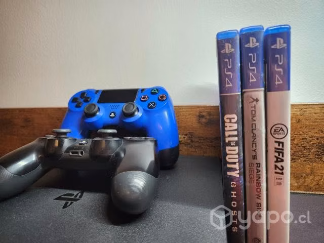 Play 4 Slim + 2 Controles Originales + 3 Juegos. - Imagen 3