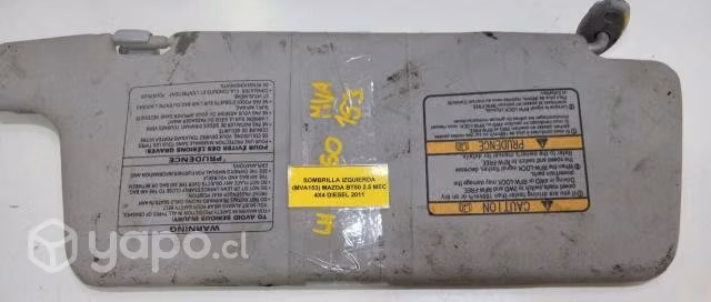Sombrilla Izquierda (MVA153) Mazda BT50 Tailandesa