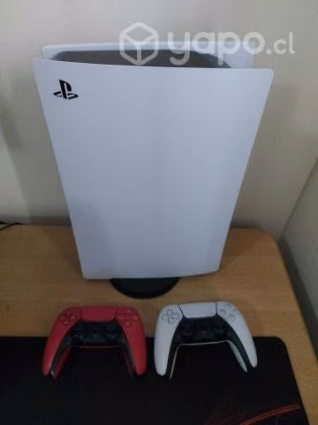 Ps5 digital excelente estado (INCLUYE 2 CONTROLES)