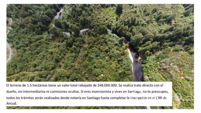 Terreno Ancud Chiloé orilla río