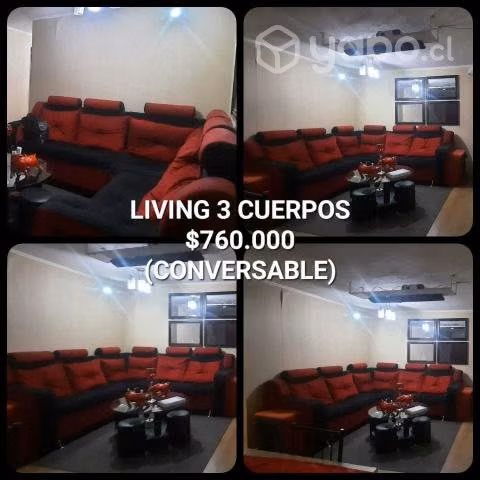 living 3 cuerpo (precio convesable)