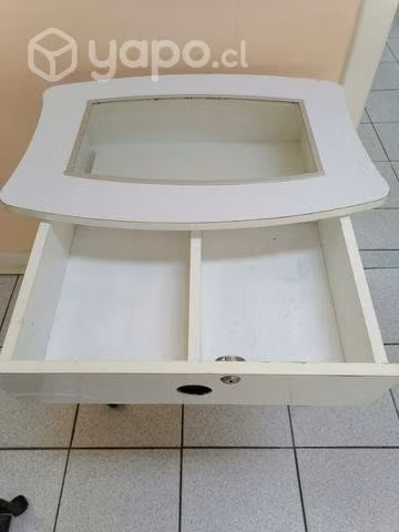 Mesa de manicure de 59/42 cm y alto 74 cm