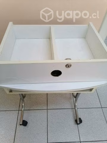 Mesa de manicure de 59/42 cm y alto 74 cm