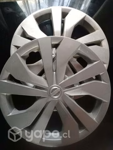 2 tapa ruedas Nissan versa - Imagen 2