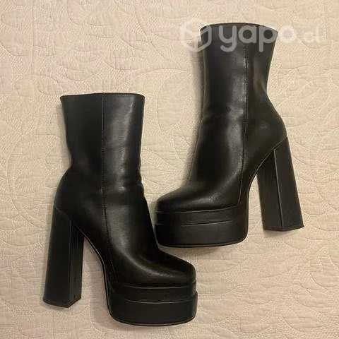 Tacones cuero 39 negros