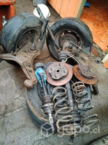 Ejes masas y espirales de Nissan sunny