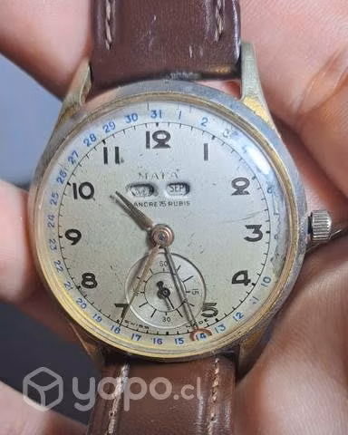 Reloj Mafa triple calendario grande de Varon