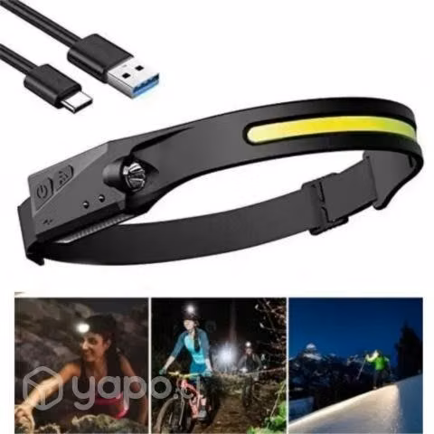 Linterna cintillo banda para cabeza flexible con s
