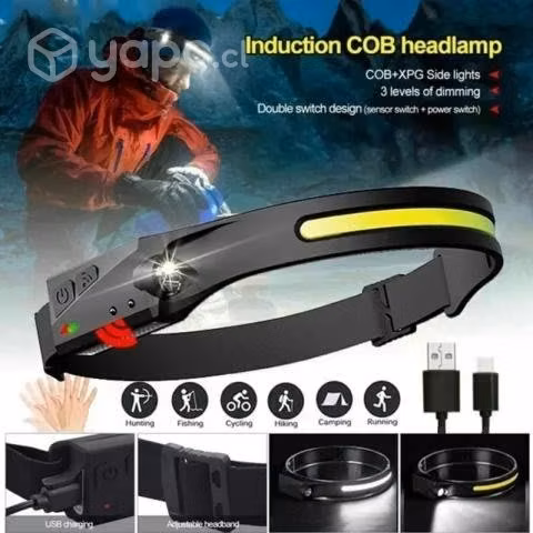Linterna cintillo banda para cabeza flexible con s