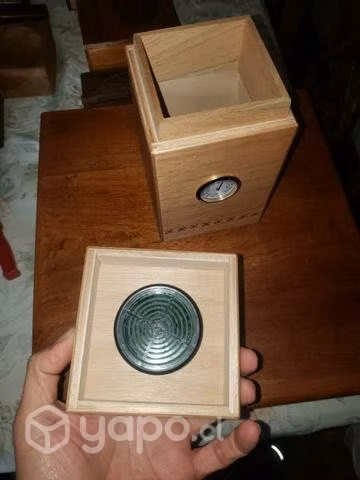 Humidor de portátil de cedro traído de Cuba - Imagen 2