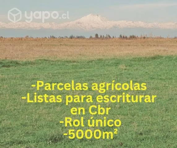 ¡Gran inversión Parcelas con agua a 3 metros.