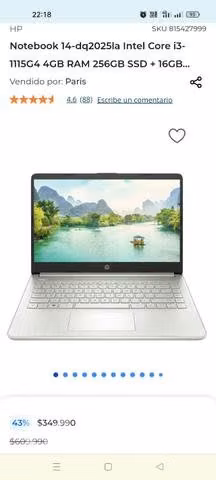 Notebook hp - Imagen 2
