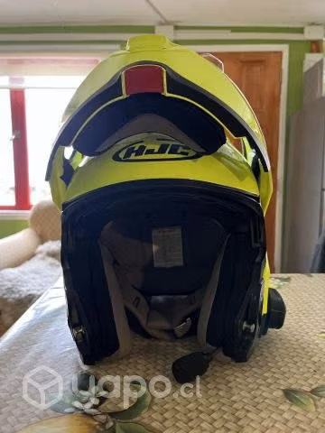 Casco de moto + intercomunicador