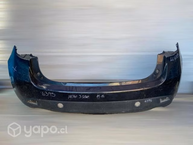 Parachoque trasero mazda 3 sport 2014-2016