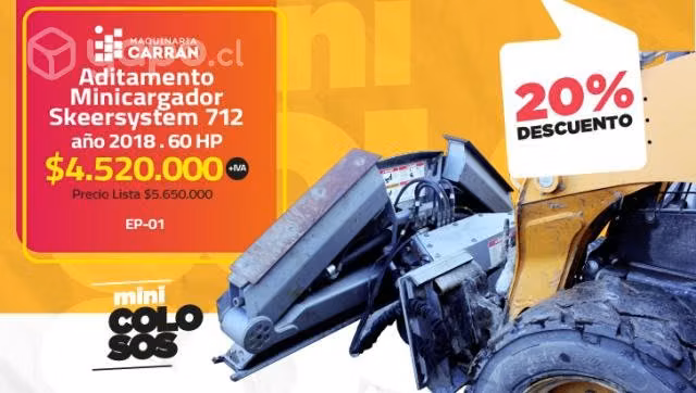 Aditamento para Minicargador Skeersystem 712 de 60