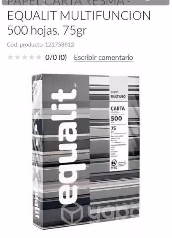 Vendo resmas carta y oficio