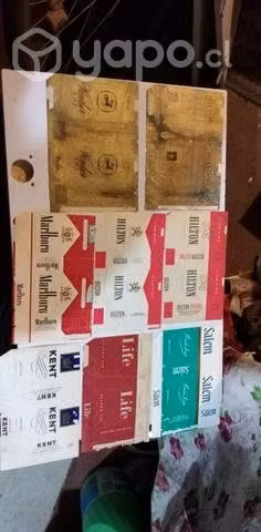 Para colección, cajas duras de cigarros
