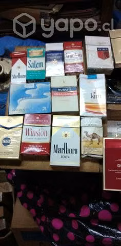 Para colección, cajas duras de cigarros