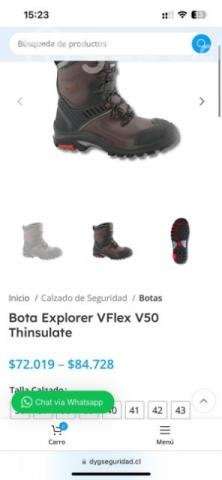 Bota Explorer VFlex V50 Thinsulate Botas Seguridad - Imagen 3