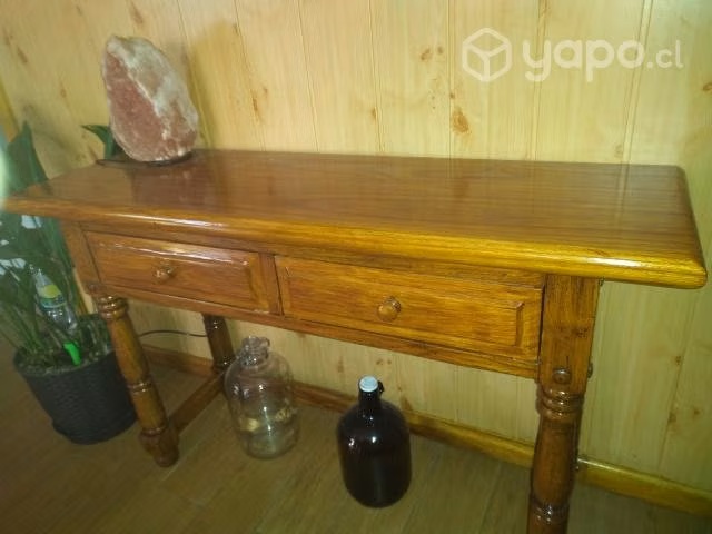 Mesa de arrimo de encina