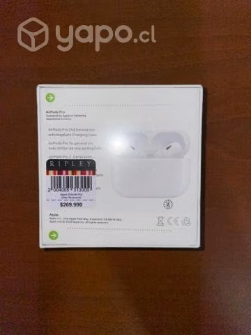 Audífonos Apple pro Segunda generación