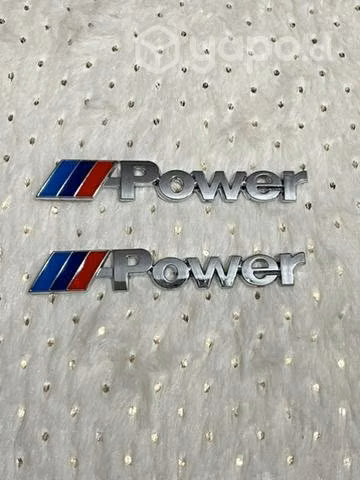 Logo metálico lateral auto BMW serie m