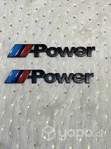 Logo metálico lateral auto BMW serie m