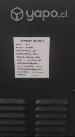 Chimenea electrica recco - Imagen 2