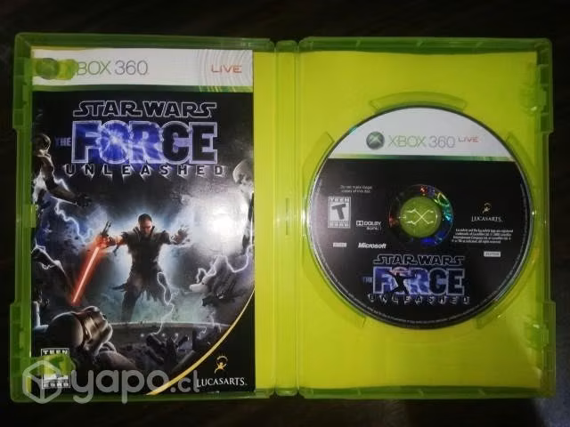 Star wars. force unleashed. xbox 360.